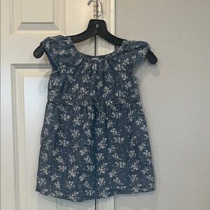 Old Navy Blue Floral Kids Dress